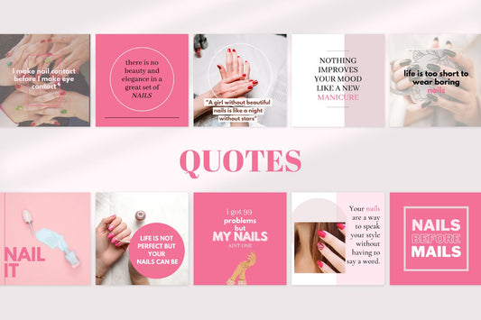 Modèles publications pour techniciennes d'ongles