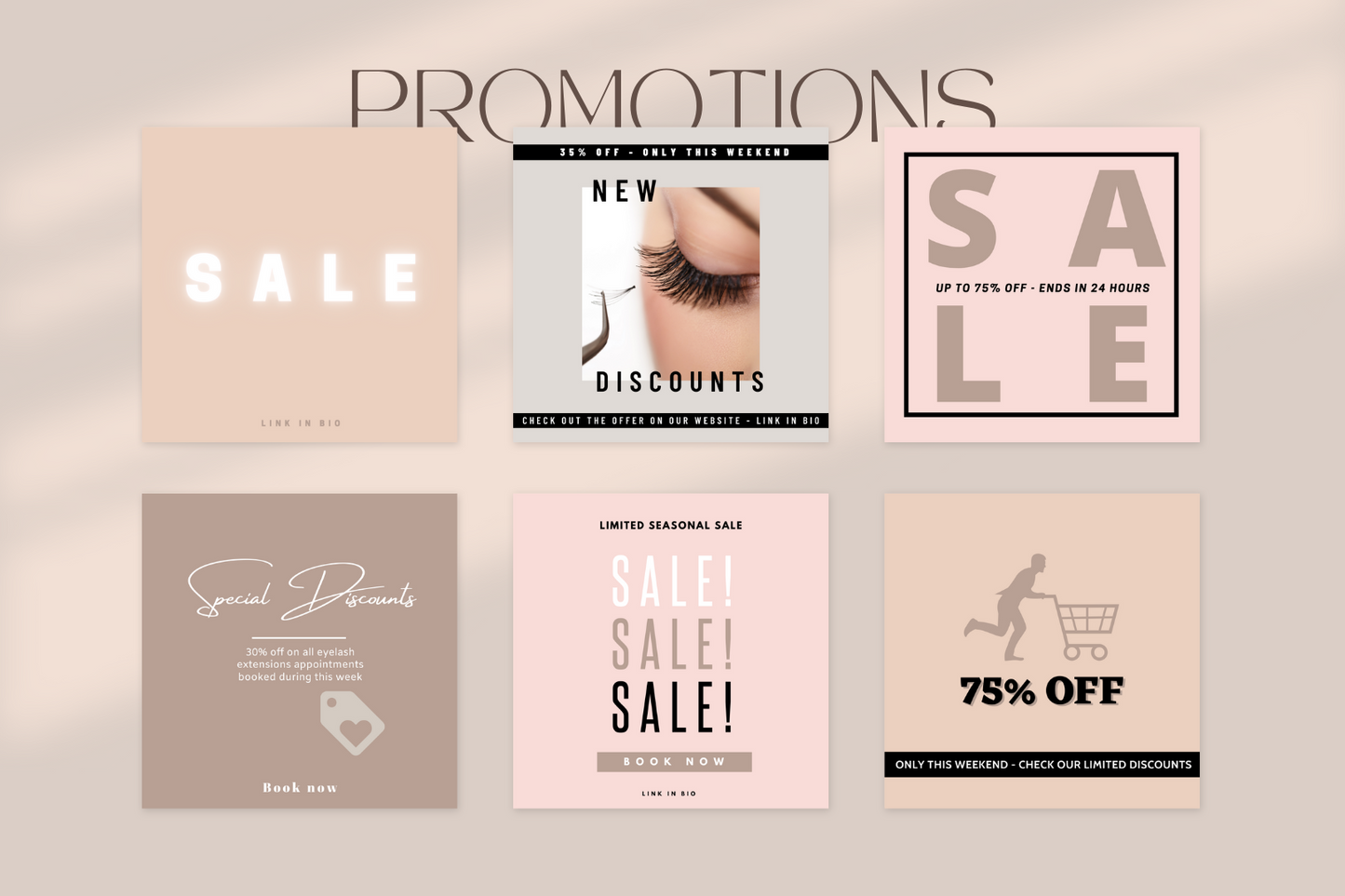 Modèles publications pour techniciennes d'extensions de cils