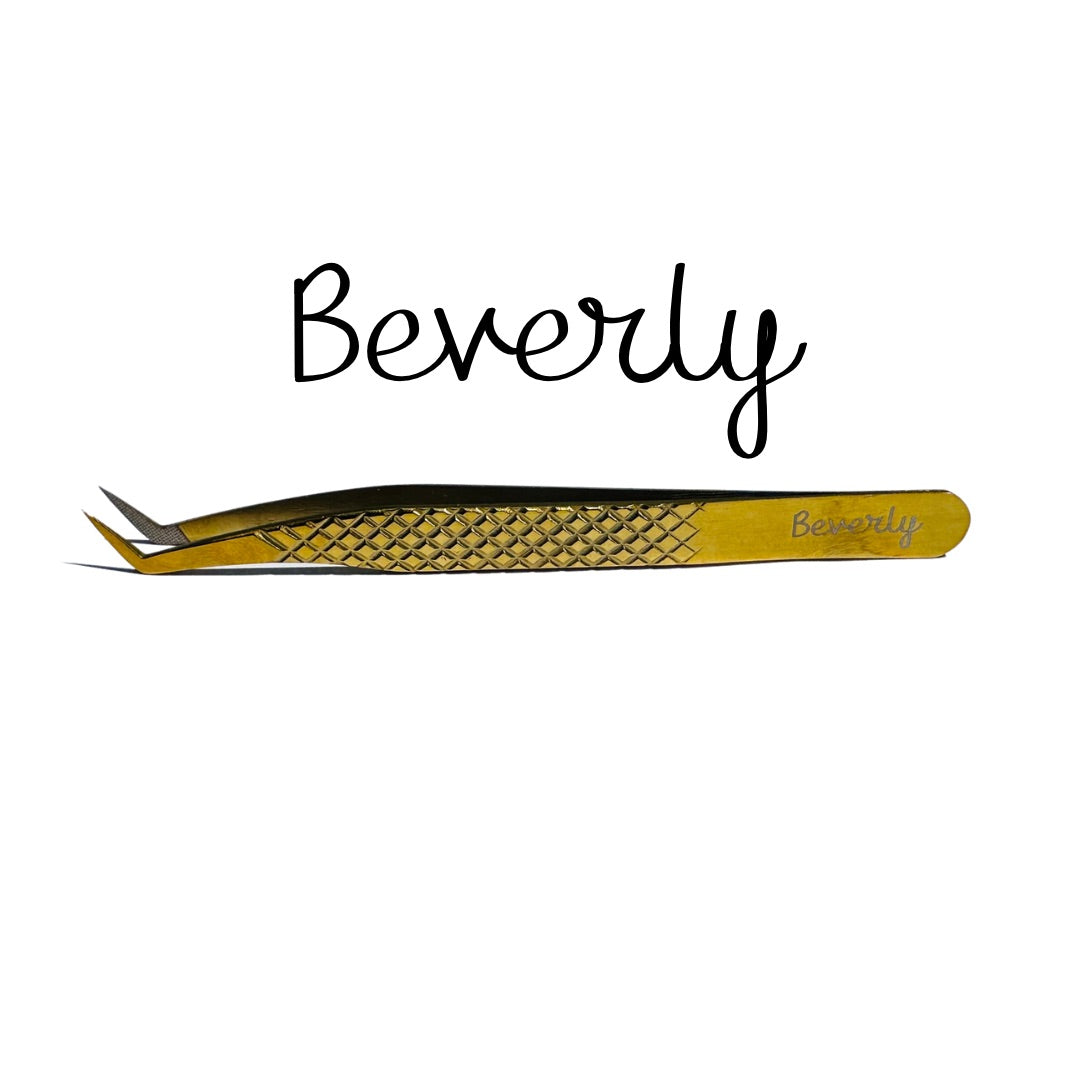 Pince pour extension de cils Beverly en rose