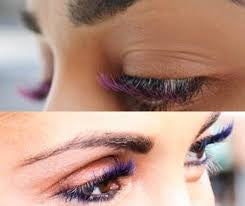 Boitiers de cils mixtes de couleurs