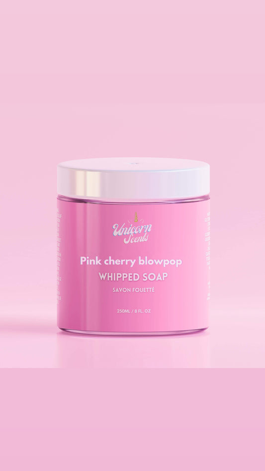 Whipped soap - Pink Cherry Blow Pop