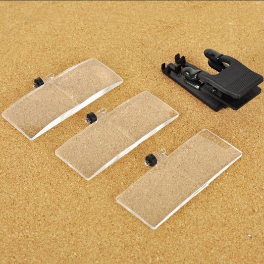 Magnifying clips for glasses