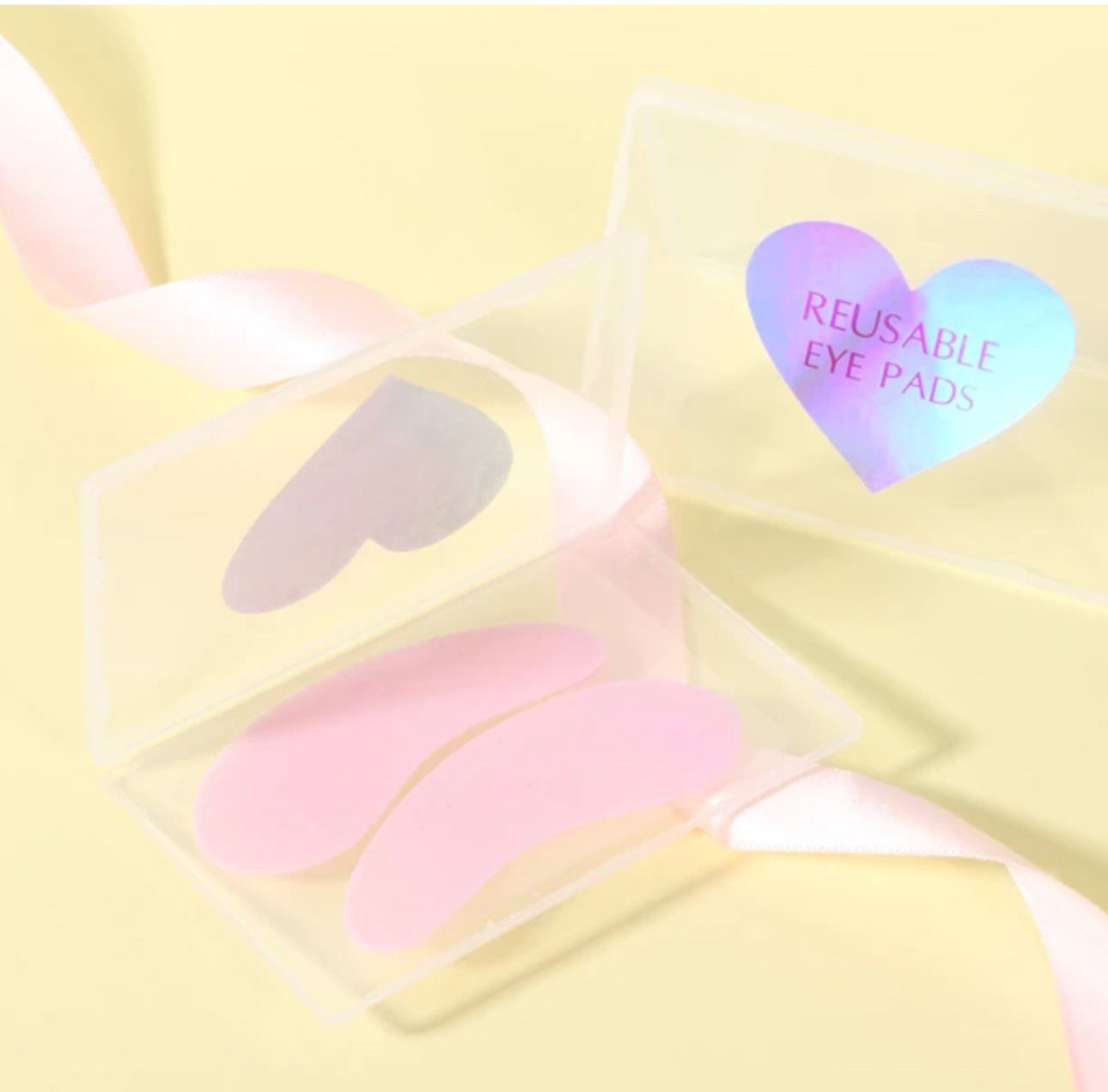 Reusable silicone eye pad (patch)