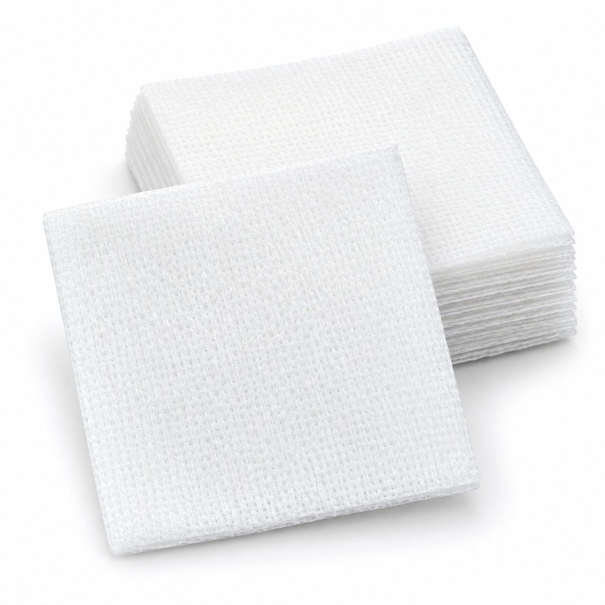 2" x 2" Non Woven Non-Sterile Ritmed Gauze Sponge, 4-Ply Pack of 200