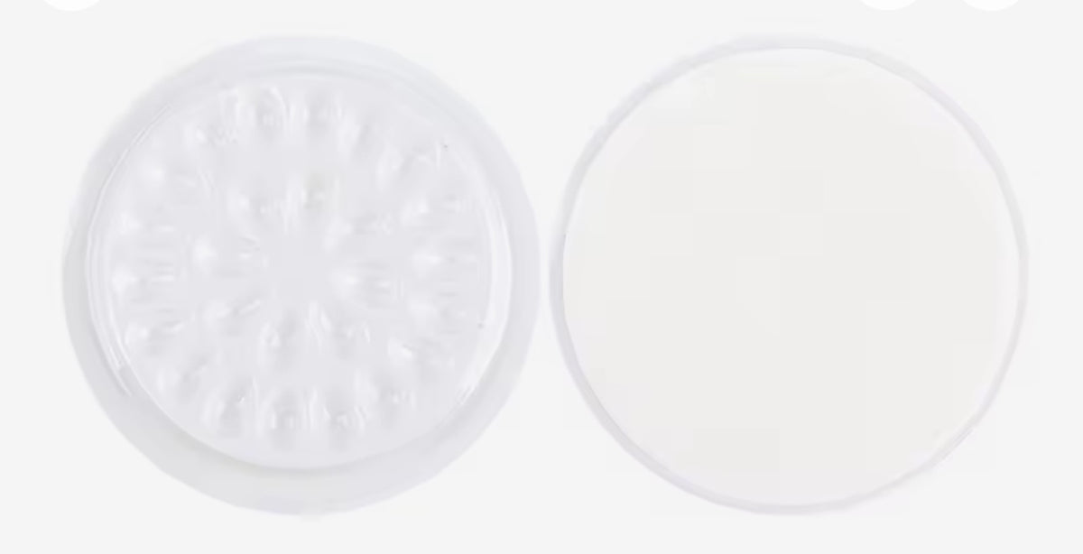 Disposable flower for adhesive
