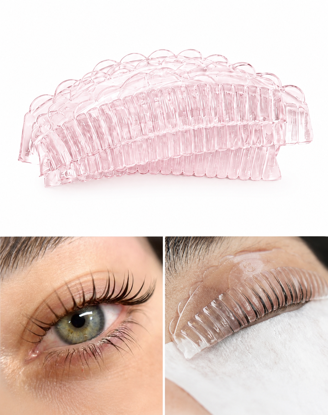 Pads de silicone Spiky Pinky pour lash lift