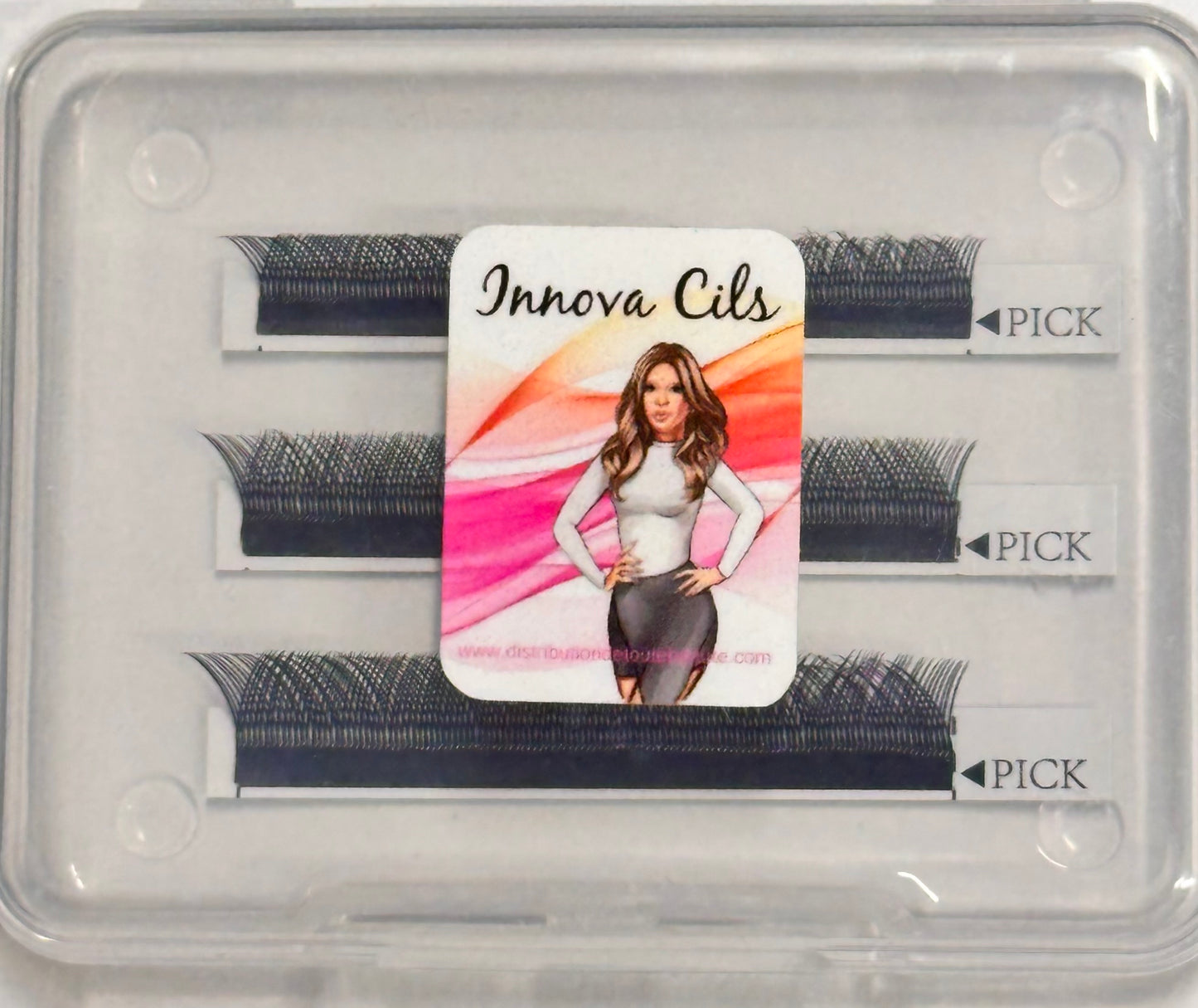 Eyelash extensions sample