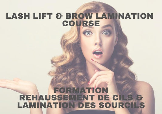 Paiement pour formation rehaussement de cils et lamination des sourcils