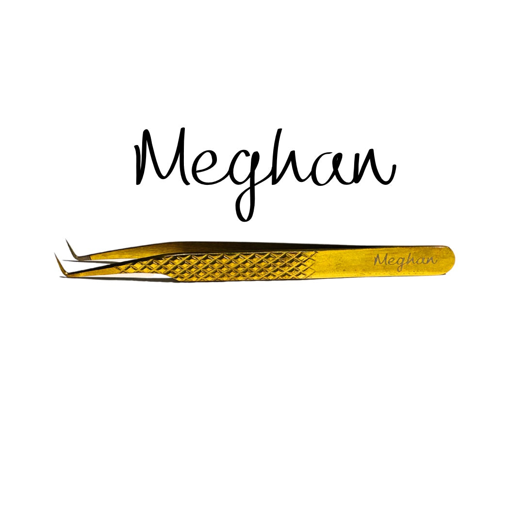 Pince pour extension de cils Meghan en rose