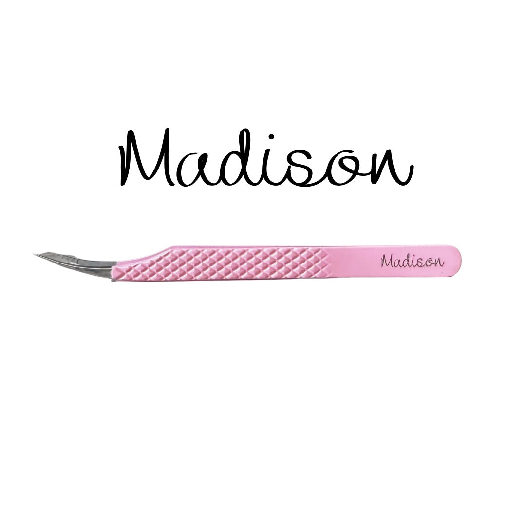 Pince pour extension de cils Madison or