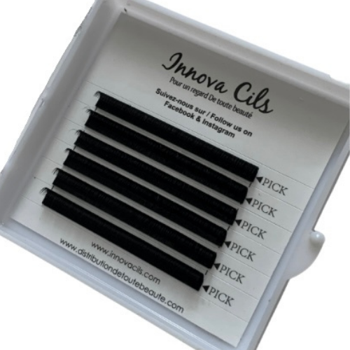 Volume eyelash extensions easy fans 0.07 C or D