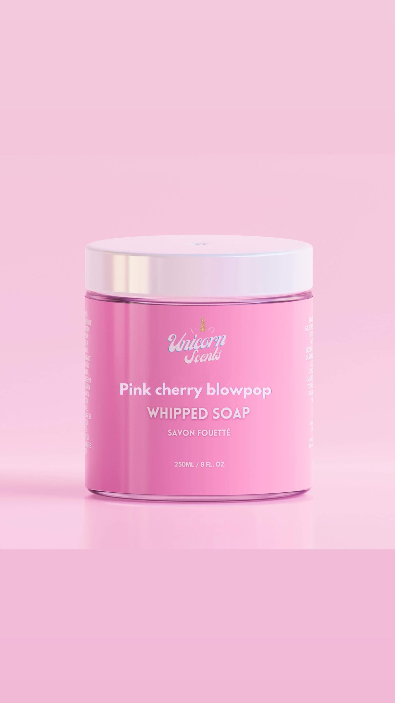 Savon fouetté - Pink Cherry Blow Pop