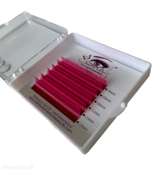 Boitiers de cils mixtes de couleurs