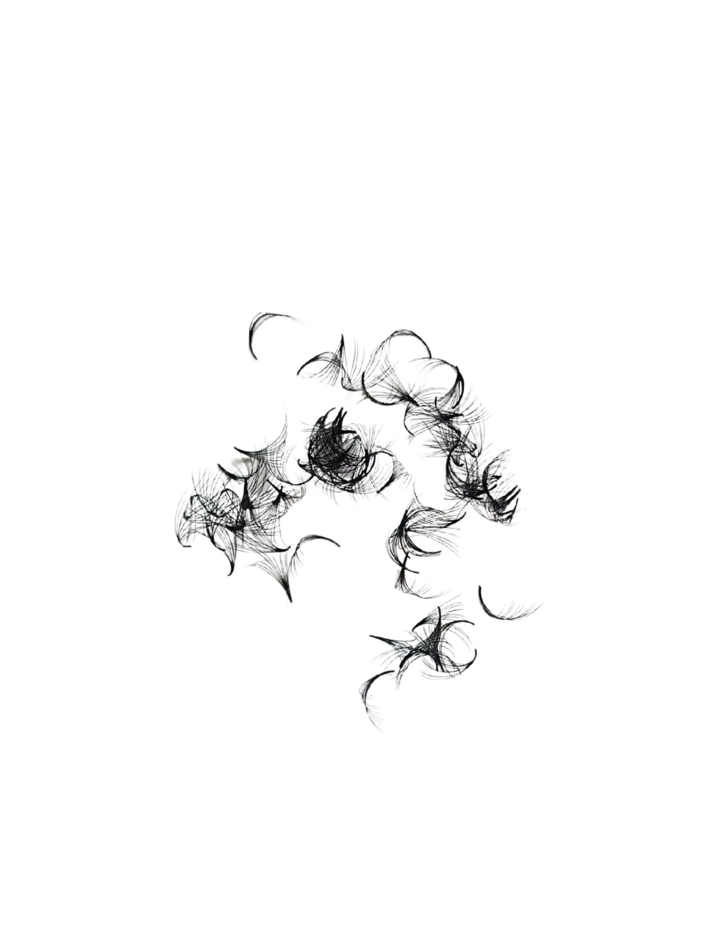 Promade eyelash extensions 0.05 10D DDcurl (super curly)